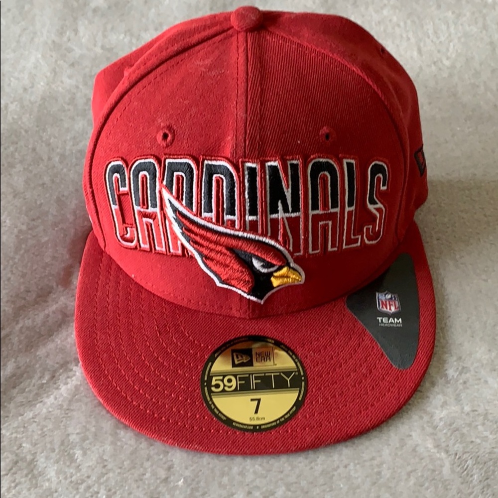 Football hat. Cardinals logo. Sz 7